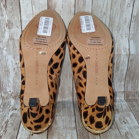 Vince Camuto Vemmey2 Cheetah Calf Hair Booties, 7.5 NWT - Picture 7 of 8